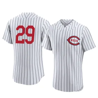 Men's Authentic White Bret Boone Cincinnati Reds 2022 Field Of Dreams Jersey
