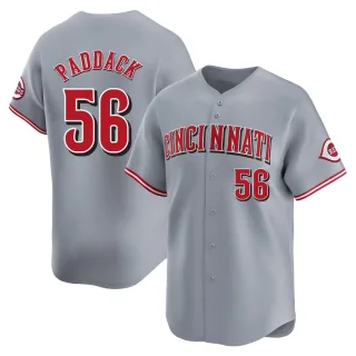Men's Limited Gray Chris Paddack Cincinnati Reds Away Jersey
