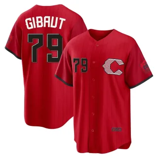 Men's Limited Red Ian Gibaut Cincinnati Reds 2026 City Connect Stadium Jersey
