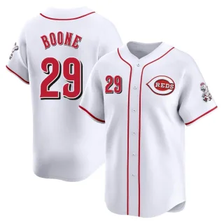 Men's Limited White Bret Boone Cincinnati Reds Home Jersey