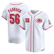 Men's Limited White Chris Paddack Cincinnati Reds Home Jersey