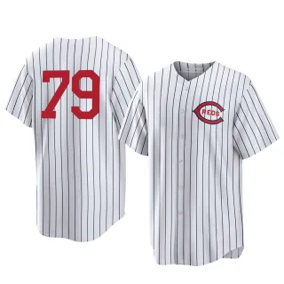 Men's Replica White Ian Gibaut Cincinnati Reds 2022 Field Of Dreams Jersey