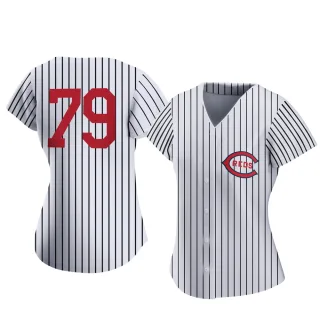 Women's Authentic White Ian Gibaut Cincinnati Reds 2022 Field Of Dreams Jersey