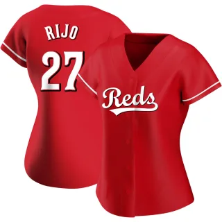 Women's Replica Red Jose Rijo Cincinnati Reds Alternate Jersey