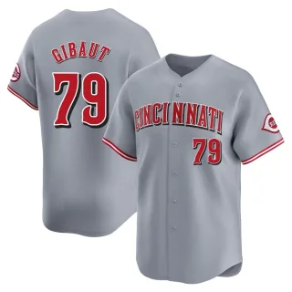 Youth Limited Gray Ian Gibaut Cincinnati Reds Away Jersey